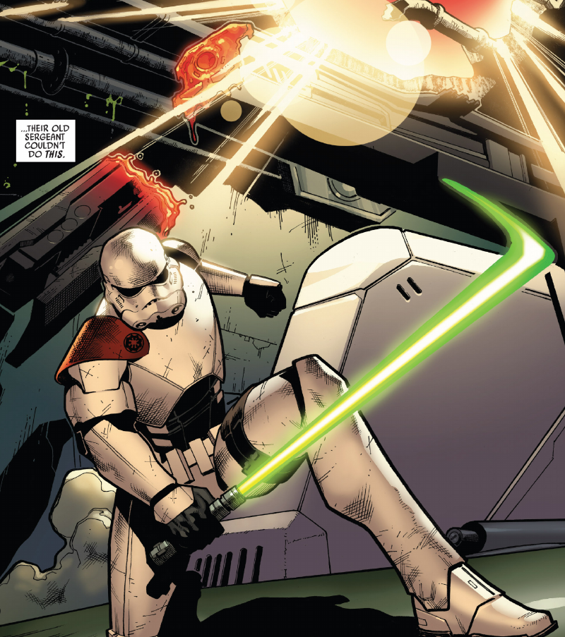 Illustration for article titled The Star Wars Comic Has Given Us Some Worryingly Efficient Stormtroopers